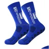 Chaussettes de sport Nouveaux chaussettes de football antidérapantes Hommes Femmes Sport de plein air Grip Football Drop Livraison Sports de plein air Athlétique Accessoires de plein air DH98O