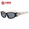 Y2K futuristic sunglasses, hip-hop trendy sunglasses, Instagram popular fashion sunglasses 1214 1214