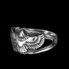 Bague en forme d'oiseau dans le monde entier, 1 pièce, bracelet en acier inoxydable 316L, bijoux de fête à la mode, anneau d'aigle 2916