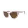 Solglasögon 2023 Vintage Women's Acetate MU04YS Anti UV Cool Outdoor Travel Cat Eyeglasses