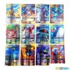 Kortspel 100pc 1 Pack Flash Pokmon Collection Board Game Slumpmässiga gåvor för barn Y1212270J Drop Leverans Toys Puz Dhtz7 DH7LD