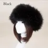 Berets Winter Thick Furry Hairband Fluffy Faux Fur Beanies Cappello Vuoto Women Headband Hat Girls Outdoor Ski Hats