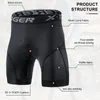 Cycling Underwears X-TIGER Men's Cycling Underwear Shorts 5D Padded Sports Riding Bike Bicycle MTB Liner Shorts with Anti-Slip Leg Grips 231212