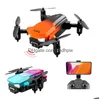 Kk9 Mini-Pro Intelligent Uav 4K Hd Obiettivo doppia fotocamera Mini droni Pieghevole RC Quadcopter Drone Arancione Blu 2 colori X11250A Drop Delive Dhljo