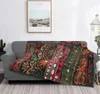 Coperte in stile marocco bohémian coperta flanella decorazione tessile multifunzione lancio leggero per il divano di divano letta