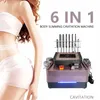 Hot Sale Spa Clinic Use S Shape 40k Cavitation Ultrasonic Vacuum Cavitation Slimming 6 In 1 Cavitation Machine