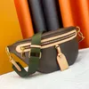 M46784 High Rise Bumbag Bum Belt Midje Designer Bag MAN Womens Luxury Mens Clutch Leather Cross Body Shoulder Packs Fanny Pack Sport Midjan Midja Fashion Totes Handväskor