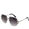 Damen-Sonnenbrille für Damen und Herren, Sonnenbrille für Herren, modischer Stil, schützt die Augen, UV400-Linse, mit zufälliger Box und Etui 0092219c