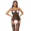 Sexy Lingerie Bodystockings Women Teddy Fishnet Open Crotch Catsuit Mesh Tights Underwear Erotic Jumpsuit Bodysuit Lady Costume sexy