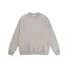 Sweat à capuche à col rond en peluche de même couleur Fog Essentials de marque tendance pour hommes et femmes