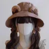 Wide Brim Hats Cartoon Bear Ear Hat Fisherman Multipurpose Decorations Supplies For Kid Girl Teenager Birthday Present