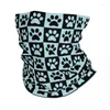 Bandanas Checkered Gift Dog Print Checkerboard Pattern Winter Headband Neck Warmer Ski Cycling Tube Scarf Face Bandana Gaiter