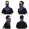 Bandanas crâne damassé motif hiver cou masque plus chaud hommes femmes randonnée chasse Tube écharpe Halloween sorcière Goth occulte visage Bandana guêtre