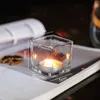 Kaarsenhouder vierkante kubus votief tealight glas voor bruiloft, verjaardag, vakantiehuisdecoratie