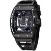 Wristwatches Men's Watch Skull Watches 30M Waterproof Wrist Night Luminous Quartz Casual Hollow2828