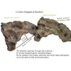 Принадлежности для рептилий K5DC Каменное убежище Украшение среды обитания Нетоксичная смола Реалистичная пещера для карманных домашних животных Маленькие амфибии Пауки Игуаны 231211