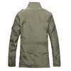 Heren trenchcoats bomberjas heren zakelijke jas lange mouw militaire rits slanke herfst koreaanse casual