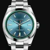 Horloges Automatisch mechanisch herenhorloge 126610 Keramiek 2021 Model 904L roestvrijstalen armband Groene wijzerplaat Airking 11 278Q