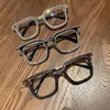 Lunettes de soleil Nouvelle Tendance Square Dot Diamond Leopard Pattern Frame Water Fashion Street Shooting Flat Reading 231212