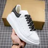 Designer Women Wide Sports Shoes White/Black Extra Large Sports Shoes Casual Shoes Leather Luxury Velvet Suede Men High Quality Flat Lace Thick Sole Shoes Size 35-45