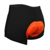 Cuecas de ciclismo unissex preto bicicleta ciclismo shorts sólido confortável roupa interior esponja gel 3d acolchoado bicicleta ciclismo shorts 231212