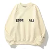 Moda lüks erkekler sweatshirtler eşofmanlar ess essentiess erkekler kadınlar kazak kapşonlu kazak gevşek yuvarlak boyunlu ceket ceket ceketleri kapüşon qdg 3cp3