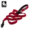 Hundhalsar Leases Truelove Dog Running Bungee Leash Handhållen midja Worn Justerbar Nylon Elastic infällbara hundledningar för att köra Jogging Walking 231212