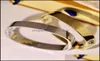 Bracciale rigido 3 colori V lettera acciaio inossidabile moda donna bracciale polsino placcatura avanzata gioielli in oro 18 carati regalo goccia consegna Csho7479381