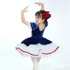 Scene Wear Blue Color Kids Classic Professional Ballet Tutu Red Swan Lake Pancake Ballerina Party Dance Costumes Girls Dress