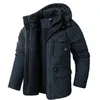 Herren Daunenparkas Kalte Winterjacke Designer Südkoreanische Streetwear Mit Kapuze Dicker Baumwollmantel Windjacke Heizung 231212