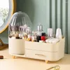 Storage Boxes Cosmetic Display Stand Rotating Makeup Organizer Capacity With 360-degree Box For Eyeshadow