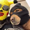 لوازم الكلاب الأخرى هالوين أزياء مضحكة للكلاب الكبيرة القبعات skidog قبعات الحيوانات الأليفة خوذة سارقة cosplay 231211