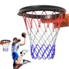 Bollar Outdoor Sports Basketball Net Basketball Standard Hoop Mesh Net Backboard Rim Ball Pum Basketball Mesh Netting For Hoop Net 231212