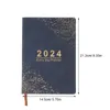 Notepads Calendar 2024 Agenda Book Office Note Pads Notebook Use Paper Daily Planner Undated 231212