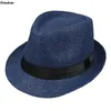Hates de borde anchos Bucket Hats Children Beach Fiest Hat Weave Panamá Panamil