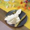 Table Napkin Kitchen Cloth Napkins Cotton Blend Soft Fabric With Hemmed Edges Beige Dinner Washable Reusable Durable For Wedding