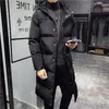 Erkek ceketler Kışlar Erkekler için Kış Hooded Sıradan Uzun Kalın Daha Kalın Sıcak Parkas Erkek Takımları İnce Fit 5xl 231212