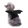 Köpek Giyim Pet Cadılar Bayramı Giyim Kostümü Komik Batsuit Kostümleri Küçük Kediler İçin Cosplay Süslü Elbise Giysileri S2V1