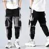 Męskie spodnie Joggers Spodnie dla mężczyzn zwykłe Hip Hop Hit Hit Color Pocket Spodni Spity Streetwear WISTBONS PCTSL231222