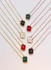 Classic Titanium steel Pendant Necklaces 18K gold plated Four Leaves Clover women luck Necklace Earrings Bracelet Designer Jewelry3513959