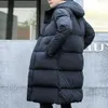 Hommes vestes de luxe hiver hommes à capuche épaissir Plus longs Parkas manteaux rembourrés rembourrage Mans vêtements homme veste hommes 231212