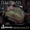 Велосипедные кепки Маски Dmgear Team Wendy Чехол для шлема Exfil Баллистическая сетка Multicam Ranger Green Тактическое снаряжение Снаряжение Военный страйкбол Охота 231212