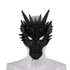 Masque d'Halloween cadeau Fête d'Halloween Aile du diable Décoration de fête pour enfants Ailes de dragon Masque de queue Ensemble accessoires de cosplay Accessoires de dinosaure