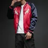 Men's Jackets Bomber Hip Hop Baseball Men brand Jacket Yokosuka Souvenir Two Sides Luxury Jackets Streetwear drop ship discount top coat 231211