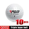 Palline da golf 10 pezzi Palline da golf Doppio strato Tre strati Gamma Pratica Accessori per il golf Sfida estrema Vola più lontano e più preciso 231212