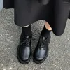 Klänningskor svart chunky plattform klackar Mary Jane Lolita Oxfords Women School Uniform Student Girls Kawaii Pumpar