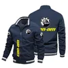 Jaquetas masculinas 2023 jaqueta can-am logotipo impressão zip camisa hip hop high street baseball windbreaker motocicleta jack