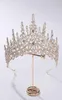 Bruiloft Haarsieraden KMVEXO Rose Gold Bruidskronen Prinses Hoofdtooi Verjaardag Hoofdband Vintage Bruidsfeest Tiara's Cadeau 1126954434456404