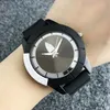 Mode Clover Marke Armbanduhren für Frauen Männer Unisex mit 3 Blätter Blatt Stil Zifferblatt Silikonband Quarzuhr AD20241t