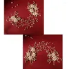 Hair Clips Wedding Bride Accessories High-End Crystal Branch Flower Handmade Headband Dinner Dress With Coiffure NA